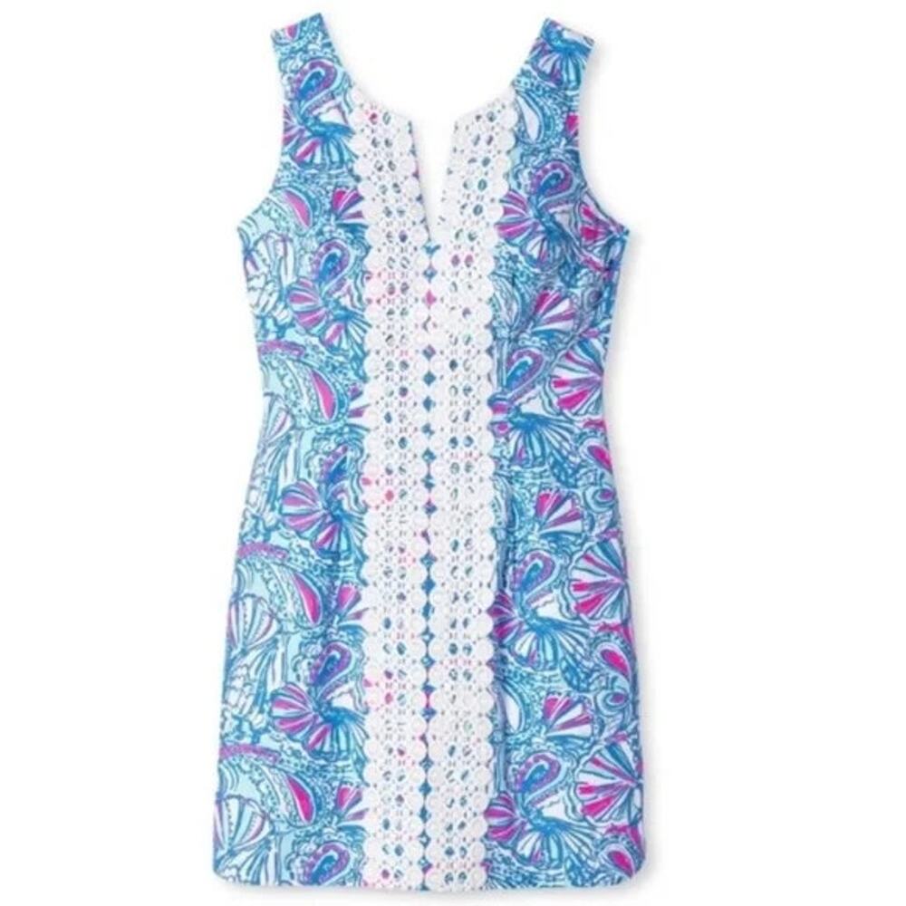 Lilly Pulitzer for Target My Fans Shift Dress Size 4 20th Anniversary NWT